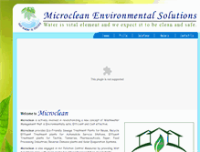 Tablet Screenshot of microcleanindia.com